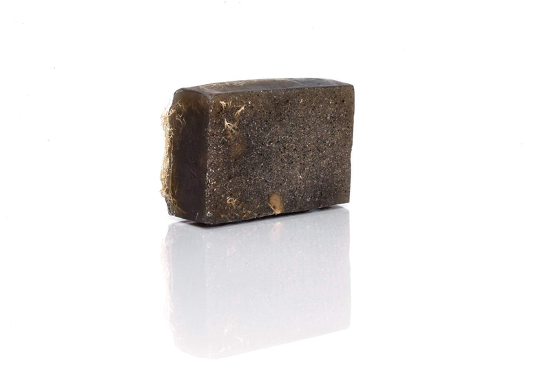 SABUN CO. Activated Charcoal Soap - Natural Exfoliating Loofah Soap Bar - Handmade, Moisturizing Soap with Loofah Inside | Face & Body Scrub Bar [4.40 oz - 125 gr] SABUN NATURALLY LAVISH