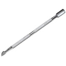 Beaute Galleria Cuticle Pusher and Spoon Nail Cleaner, Remove Excess Cuticle Residue for Fingernails and Toenails, Stainless Steel Manicure Pedicure Tool BEAUTÉ GALLERIA