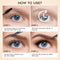 EYESEEK 6PCS Liquid Eyebrow Pencils, Light to Dark Brown Waterproof Eyebrow Makeup Kits with Precision Tips Applicator for Women and Girls EYESEEK