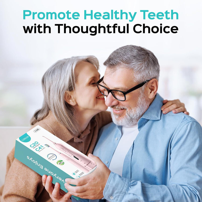 Water Flosser, Water Dental Flosser with Electric Toothbrush: COSLUS 300ML Water Portable Pick Cordless Flossers for Teeth Cleaning and Electric Tooth Brush for Adults IPX7 Waterproof Combo Pink - Infinity Warehouse