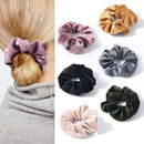 Lobaba Velvet Scrunchies Hair Ties Women - 6 Pack Big Vsco Girl Stuff Scrunchy for Hair Scrunchie Holder Elastic Bands With Zipper Pocket Gift For Friends Ivyu Store