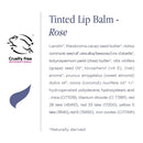 Lanolips Tinted Balm Rose - Natural Lanolin-Based Balm with Color + Gloss for Shiny, Hydrated Lips (12.5g / 0.44oz) Lanolips