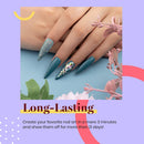 Beetles Gel Nail Polish Set, Dusty Bouquet Collection Classic Blue Pink Mavue Nail Gel Polish Perfect for Autumn and Winter Nail Art Manicure Kit Soak Off LED Gel, 7.3ml Each Bottle beetles Gel Polish Store