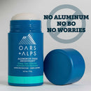 Oars + Alps Aluminum Free Deodorant for Men | Long Lasting Odor Protection, Clear & Free of White Residue, Anti-Chafing Smooth Glide, Dermatologist Tested, Deep Sea Glacier, 2pk, 2.6oz Infinity Warehouse