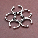 Victray Boho Hair Braid Rings Hair Clip Fahion Hair Accessories for Women and Girls Pack of 5(silver) Victray