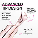SKINTIFIC Peptide Brightening Lip Serum, Hydrating & Plumping Tinted Lip Gloss, Moisturizing Lip Balm with Polypeptides & Squalane for Glossy Sheer, Smooth Lips(10U Toast Brick) Infinity Warehouse