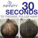 Infinity Hair Fiber - Hair Loss Concealer - Hair Thickening Fiber for Men & Women – Grey,15g Infinity