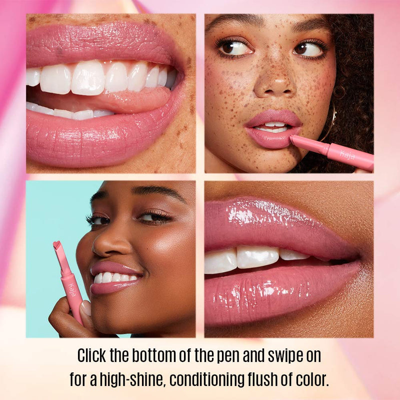 KAJA Heart Melter | Lip Gloss Stick | 02 Sweet Talk - playful bubblegum pink | Cruelty-free, Vegan, Paraben-free, Sulfate-free, Phthalates-free, K-Beauty Kaja