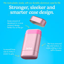 Wild Aluminum Free Deodorant for Women Starter Kit - Refillable Stick Deodorant with Pink Applicator Case & Fresh Cotton and Sea Salt Scented Refill (1.4oz) - Long Lasting Protection - Vegan Friendly Infinity Warehouse