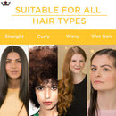 Denman Classic Styling Brush 9 Row - D4 - Hair Brush for Separating, Shaping & Defining Curls - Blow-Drying, Styling & Detangling Brush – Black Denman