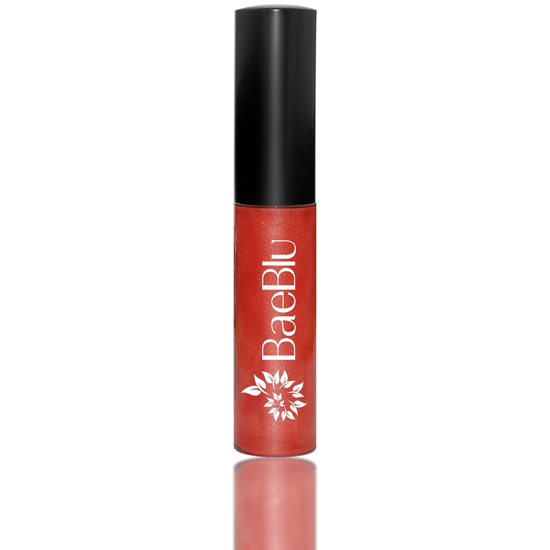 BaeBlu Organic Vegan Lip Gloss, 100% Natural Non-Toxic Moisturizing Ingredients, What a Drama Queen BaeBlu