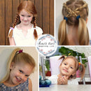 Beauty Wig World 5 Pack Elastic Ribbon Hair Ties Set 25 Pcs Multi-Colors No Crease Ponytail Holder Hair Bands Floral Hair Supplies Colorful Bracelet for Girl and Women Hair Accessories Beauty Wig World