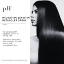 pH PURE HAIR Leave-In Detangler Spray – Curly Hair Detangler with Vanilla & Iris – Lightweight Curl Conditioner & Moisturizer for Shine, Frizz Control & Softness – Italian Luxury Hair Care - 8.45 Oz Infinity Warehouse