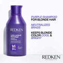 Redken Color Extend Blondage Color Depositing Purple Shampoo and Conditioner | Hair Toner For Blonde Hair | Neutralizes Brass & Moisturizes Hair | With Pure Violet Pigments REDKEN