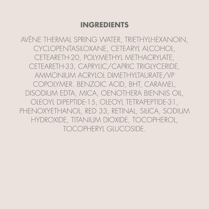 Eau Thermale Avene - RetrinAL 0.1 Intensive Cream - Retinaldehyde - Rejuvenates Skin & Helps Reduce Signs of Aging - Airless Pump - 1.0 fl.oz. Eau Thermale Avène