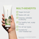 Biolage All-In-One Multi-Benefit Shampoo Scrub | Cleanses, Detoxifies & Gently Exfoliates Scalp | For All Hair Types | Vegan | 1 Fl. Oz. BIOLAGE