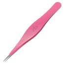 Ingrown Hair Tweezers by Zizzili Basics - Surgical Grade Stainless Steel Fine Pointed Tweezers - Precision Aligned Tips for Splinter, Eyebrow & Facial Hair Removal - with Bonus Tip Guard & Carry Pouch Zizzili Basics