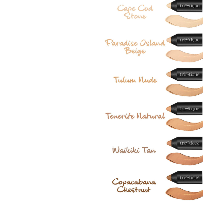 treStiQue Tinted Face Stick, Tinted Moisturizer with Built-In Foundation Sponge, Medium Coverage Foundation, Tinted Moisturizer Face Stick, Foundation Makeup TRE'STIQUE