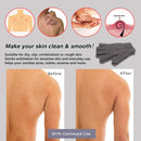 MIG4U Shower Exfoliating Scrub Gloves Medium to Heavy Bathing Gloves Body Wash Dead Skin Removal Deep Cleansing Sponge Loofah for Women and Men 1 Pair Gray MIG4U