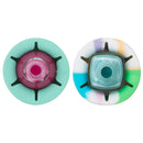 tweexy - 2 pack - Spa Green and Unicorn Wearable Nail Polish Holders tweexy