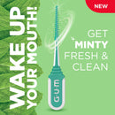 GUM - 6705RW Soft-Picks Comfort Flex Mint Dental Picks, New Invigorating Mint Flavor, 80 Count (Pack of 4) GUM
