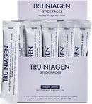 TRU NIAGEN NAD+ Booster with Hydration & Prebiotic Support Award-Winning Nicotinamide Riboside Mixing Powder for Cellular Energy, Repair & Healthy Aging - 30ct/300mg Stick Packs: On-The-Go Supplement Infinity Warehouse