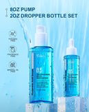 Yoken EWG Verified Hyaluronic Acid Serum for Face 8 + 2 fl oz, Vitamin B5 & Triple Pure Hyaluronic Acid 2%, Anti-aging Facial Serum for Fine Line Wrinkle Hydrating Serum Plump Dry Skin Fragrance-Free Infinity Warehouse