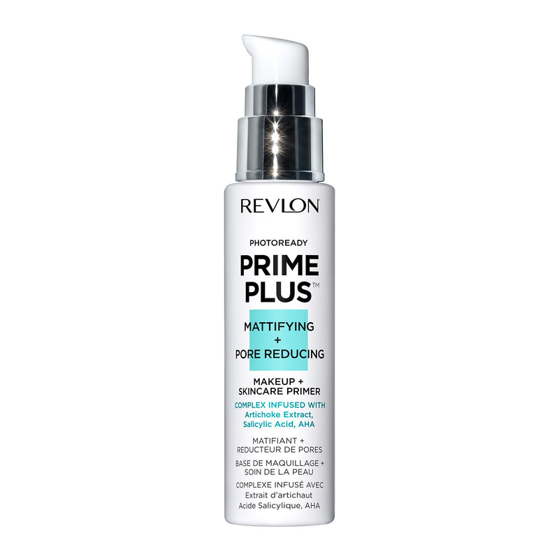 Revlon Prime Plus Makeup & Skincare Primer, Mattifying and Pore Reducing with Salicylic Acid and AHA, 1 oz REVLON