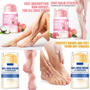 2pcs 60% Urea Hydrating and Anti-Cracking Foot Cream, Moisturising and Relieves Cracking and Dryness Foot Cream for Dry Cracked Feet And Hands（aloe + peach） Infinity Warehouse
