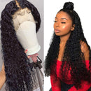 Pizazz Curly Lace Front Wigs Human Hair 180% Density Brazilian Human Hair wigs for Black Women Pre Plucked Natural Hairline Wigs with Baby Hair (16'', Curly Wig) Pizazz