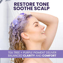 Tea Tree Purple Shampoo & Conditioner Set for Bleached, Silver & Gray Hair Infinity Warehouse