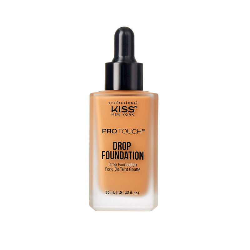 Kiss NY Professional PRO TOUCH Drop Foundation KPDF340 (Caramel) KISS