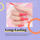 Beetles 12 Pc Macaroon Gel Nail Polish Kit - Valentine's Day Pink Red Neon Gel Polish Set Soak Off LED Nail Gel Kit Nail Art Salon Manicure Kit Girlfriend Gift Box beetles Gel Polish Store