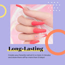 Beetles 12 Pcs Macaroon Gel Nail Polish Kit - Hot Pink Red Neon Green Yellow Gel Polish Set Soak Off LED Nail Lamp Nail Gel Kit Nail Art Salon Manicure Kit Gifts for Women Mom Girlfriend beetles Gel Polish