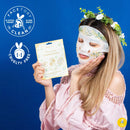 FaceTory Dream Garden Elderflower Mask (Pack of 10)- Rejuvenating and Illuminating Facial Sheet Mask FACETORY