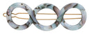 France Luxe Triple Circle Tige Boule Barrette - South Sea France Luxe