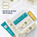 Onsen Secret Complete Nail Reboot Kit w/Cuticle Oil 10ml, Nail File 120/180 Grit Double Sided, A 3-Way Buffer Block & Cuticle Serum-15ml in Action | Super Value Pack Infinity Warehouse