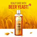 CRAZY SKIN Beers Shampoo - BIOTIN shampoo for hair loss, Rich with Beer Yeast for Hair Regrowth and Thickening, thinning hair, Sulfate free,10.15 fl oz(300g) X 2 Bottles CRAZY SKIN