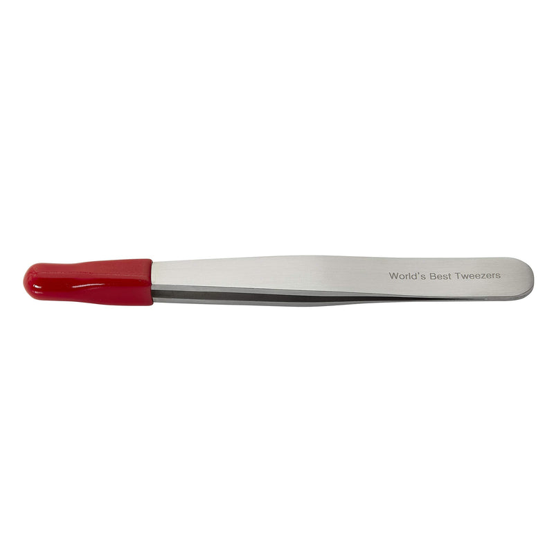 World's Best Tweezers Diamond Tip Tweezer - Diamond Coated Slant Tip Precision Eyebrow Tweezer, Facial & Ingrown Hair Remover - Perfectly Aligned - Grabs Hair From The Root - Stainless Steel Regine Switzerland