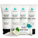 180 Piece Hotel Soap & Bulk Toiletries - Travel Essentials for BnB Hosts & Guests - Hotel Shampoo & Conditioner Supplies for Guests, Hotel Toiletries Bulk Set, Mini Bulk Travel Size Toiletries Infinity Warehouse