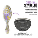 Wet Brush Disney Original Detangler Brush Princess Wholehearted - Rapunzel, Silver - All Hair Types - Ultra-Soft IntelliFlex Bristles Glide Through Tangles with Ease Wet Brush