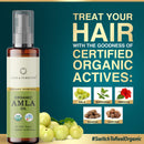 Life & Pursuits Amla Brahmi Hair Oil for Hair Growth - 6.76 Oz Organic & Natural Hair Oil with Coconut, Castor, and Sesame for Healthy & Shiny Hair Life & Pursuits