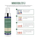 Hair Loss Treatment, LamFun Hair Growth Spray, 5% Minoxidil Topical Solution for Hair Loss, Shinning and Balding, Professional Hair Regrowth Treatment for Men & Women, No Alcohol and Non-oily (100ML) LamFun