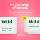 Wild Aluminum Free Deodorant Starter Kit - Refillable Stick Deodorant with Aqua Applicator Case & Vegan Refill Variety Pack - Fresh Cotton & Sea Salt, Cherry Blossom and Coconut & Vanilla Scents Infinity Warehouse