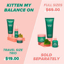 I DEW CARE Kitten My Balance On I Serum, Foam Cleanser, Wash-off Mask Set | Korean Skincare Facial Treatment Gift | Vegan, Cruelty-free, Gluten-free, Paraben-free I DEW CARE Store