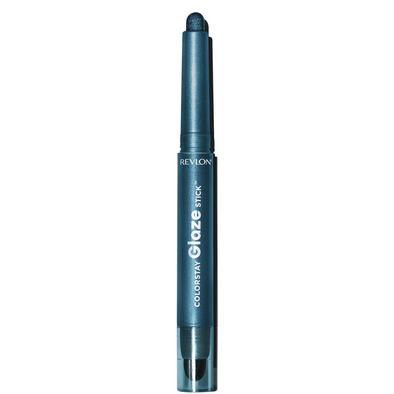 Revlon ColorStay Glaze Stick Eye Shadowliner, Longlasting Shimmer Cream Shadow and Liner Makeup in Blue, 875 Sapphire, 0.037 oz REVLON