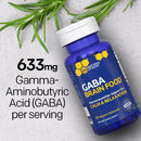 GABA Brain Food - GABA Supplement with L-Citrulline & Grape Seed Extract - Supports Calm & Relaxation - Nighttime Sleep Aid - Supports Production of Gamma Aminobutyric Acid - 120 L-Citrulline Capsules Infinity Warehouse