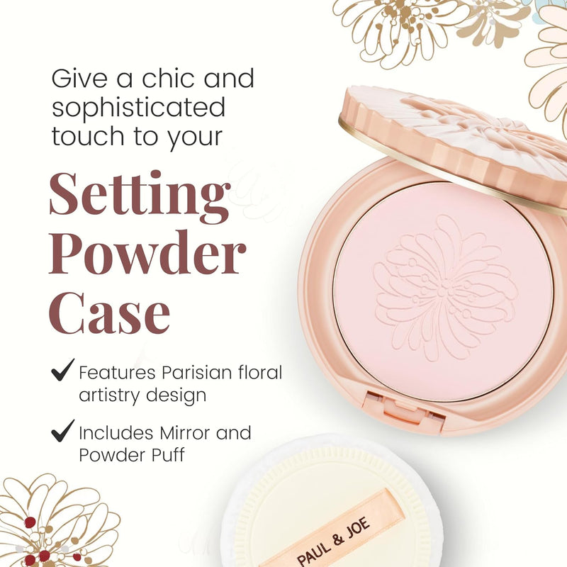 Paul & Joe Setting Powder Refill Only, Case Sold Separately, All-Day Lightweight Compact Powder, Ideal Face Makeup for Setting a Flawless Look and Controlling Oil, 02 Beige Shade, 0.31oz Infinity Warehouse