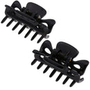 Camila Paris CP3027 French Hair Clip for Women, 1.5 inch Set of 2 Black Girls Hair Claw Clips Jaw Fashion Durable Styling Hair Accessories for Women, Strong Hold No Slip Grip, Made in France Camila