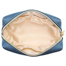 Gonex Small Makeup Bag for Purse PU Vegan Leather Travel Cosmetic Pouch Toiletry Bag for Women Girls Gifts Portable Water-Resistant Daily Storage Organzier Royal Blue Gonex Store